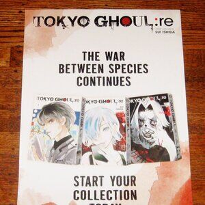 Tokyo Ghoul :re Double-Sided Promo Poster The War Between Species '14 Sui Ishida